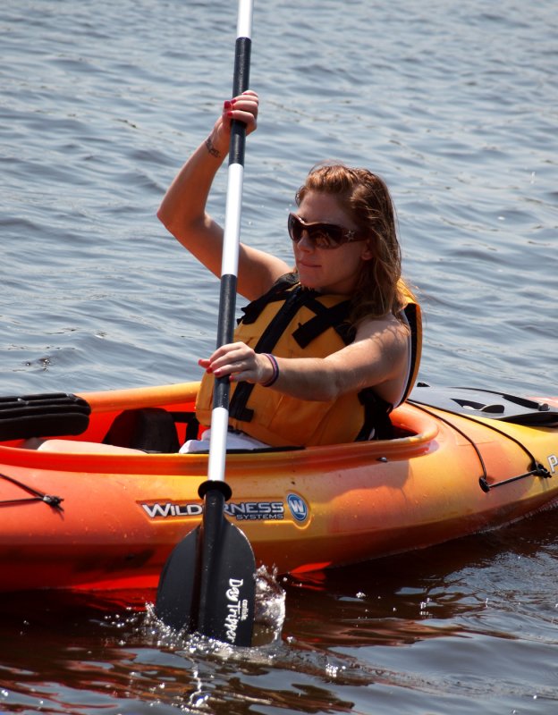 A Different Babe In Another  Kayak...