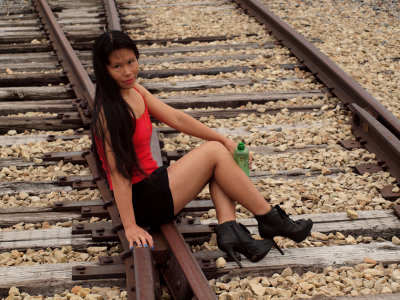 Not To Worry...There Hasn't Been A Train Running On These Rails In 30 Years...!!