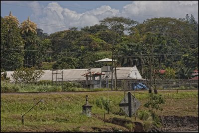 El Renacer: Prison Home of Manuel Noriega: As seen from boat on Panama Canal
