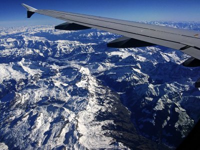 Above Switzerland, The Alps .. 2977