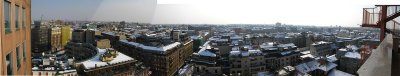 Milano panorama from the Hotel Michelangelo