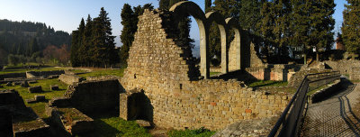 Roman bath ruins in the archeological  park .. 1318-19