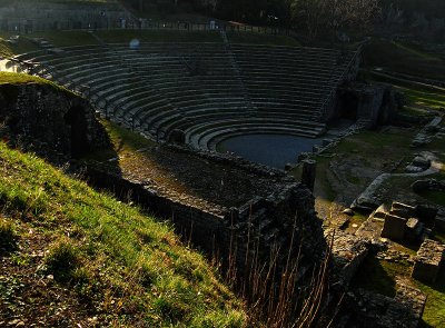 Roman theater in the archeological  park .. 324