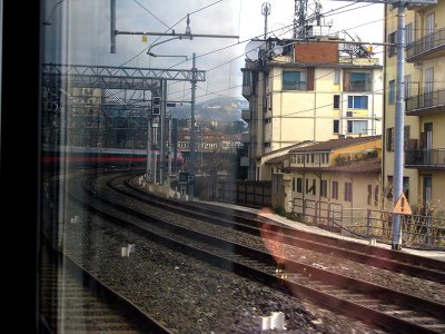 On the train leaving Firenze, enroute to Roma .. 1343