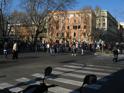 Demonstration at Piazza dell' Esquilino and Via Cavour .. 1371