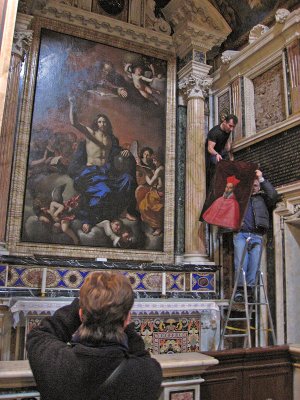 Chiesa di Santa Maria della Vittoria, restoring and replacing artwork  .. 3257