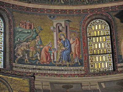 La Basilica di Santa Maria in Trastevere,  Cavallini mosaic .. 3423