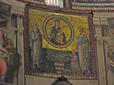 La Basilica di Santa Maria in Trastevere,  Cavallini mosaic .. 3425