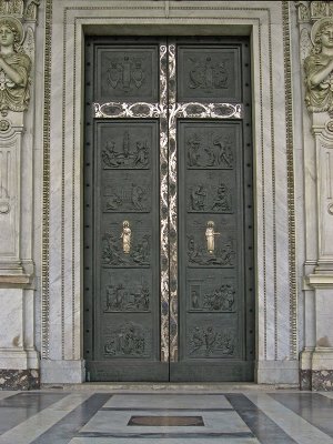 La Basilica di San Paolo Fuori  le Mura, Main door .. 3551