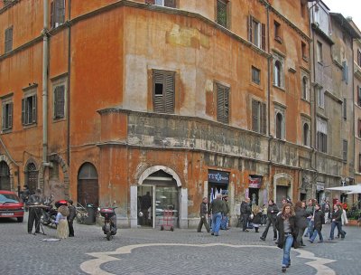 Piazza delle Cinque Scole in the ghetto .. 3404