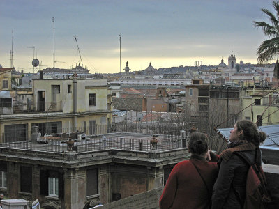 Rooftops of Roma from the top of the Spanish Steps .. 3460