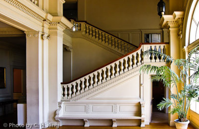 Stairway in the Great Hall at Cairnwood