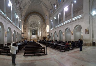 Portugal Ftima interieur van de oude basiliek