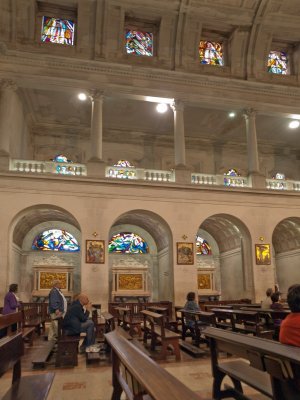 Portugal Ftima interieur van de oude basiliek 3