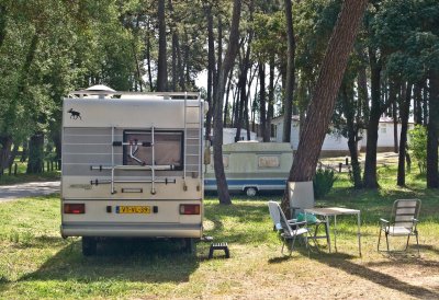 Camping bij San Jacinto, Portugal