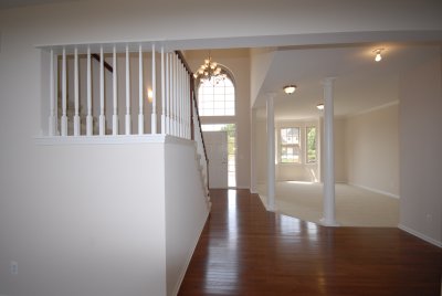 Foyer and Living Room