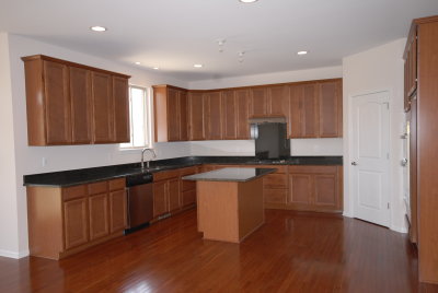 Spacious Kitchen with Island and Walk-in Pantry
