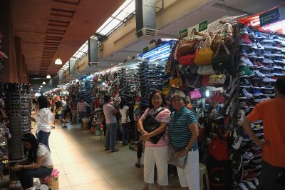 Shopping and haggling prices in Greenhills Mall.