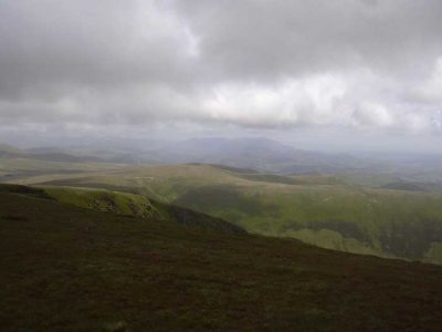 towards the mountains from black combe