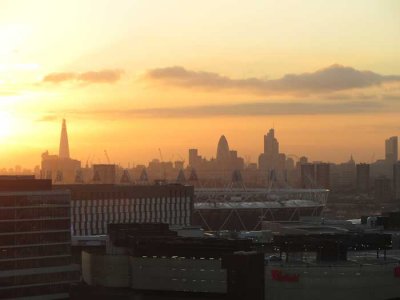looking beyond olympic stadium to city of london