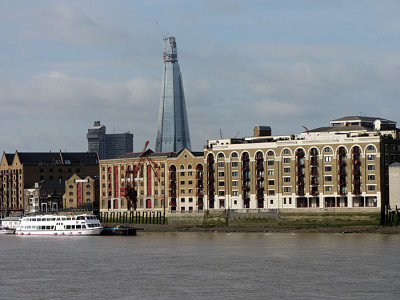 the shard from rotherhithe