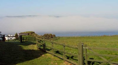 across to cemaes head - sea mist
