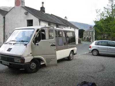 a welcome lift home from rosthwaite
