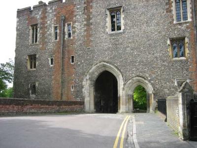 great gateway of the old st albans abbey
