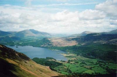 high spy ridge down to derwent water