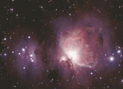 M42, M43 and NGC 1977 Nebulas