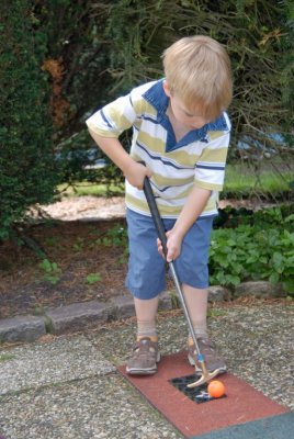 Midget Golf in Lage Vuursche Juli 2006