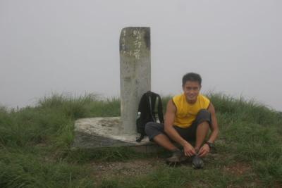 Tony at the peak of Ma On Shan
