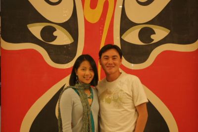 Janine and Hy at Beijing Opera