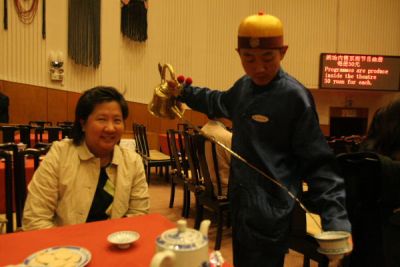 Noon and Long Nozzle Chinese Tea Pouring Waiter