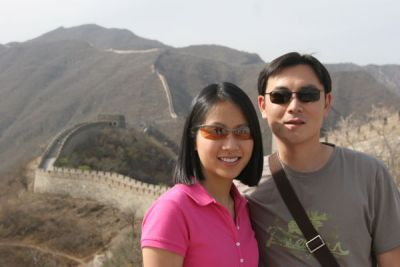 Janine and Hy at the Great Wall