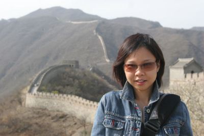 Joyce at the Great Wall