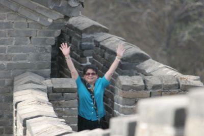 Mum at the Great Wall