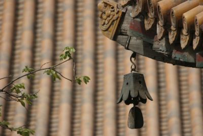 Wind Chime on a Roof