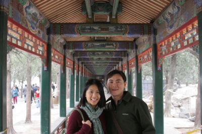 Janine and Hy at Changlang (Long Corridor)