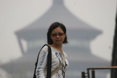 Joyce at Temple of Heaven