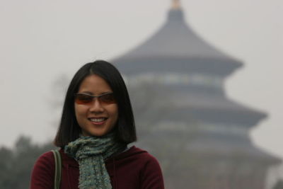 Janine at Temple of Heaven