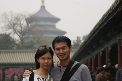 Joyce and Khanh at Temple of Heaven