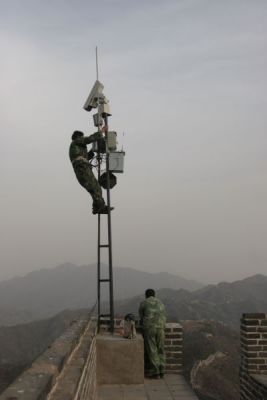 Soliders Maintaining the Antenna