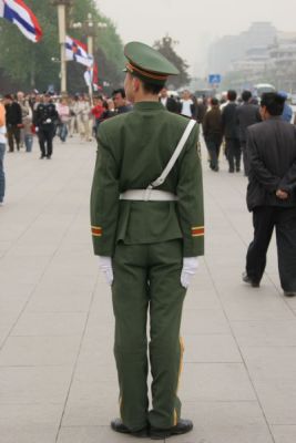 Solider at Forbidden City