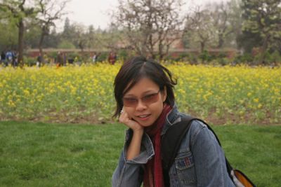 Joyce at Jingshan Park
