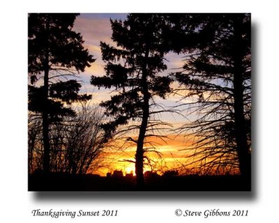 Thanksgiving Sunset 2012