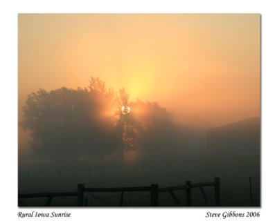 Rural Iowa Sunrise
