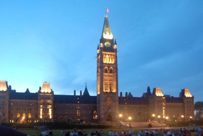 Sound and Light show on Parliament Hill