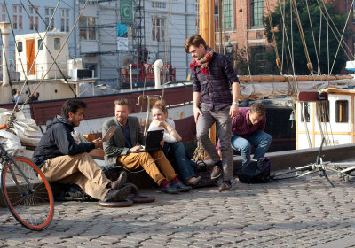 A group of trendies