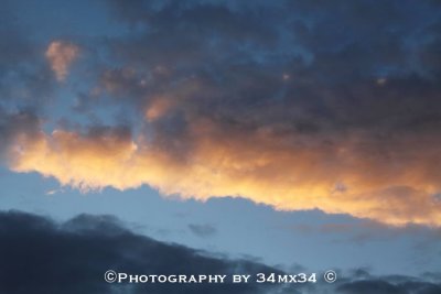 198 clouds at sunset - nuages au coucher de soleil